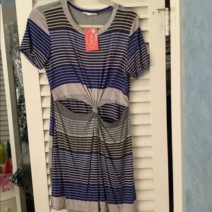 T-shirt cutout dress
